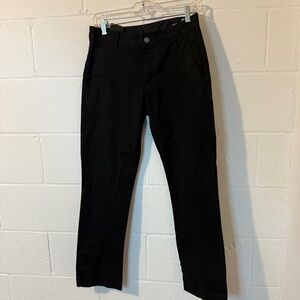 Volcom Men's Black True To This Flat Front Chino Pants